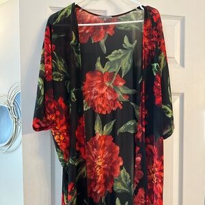 Floral cover up